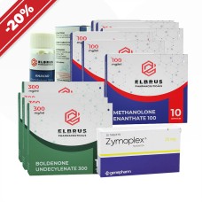 A drying course: beginner [II]. Boldenone + methenolone enanthate + oxandrolone