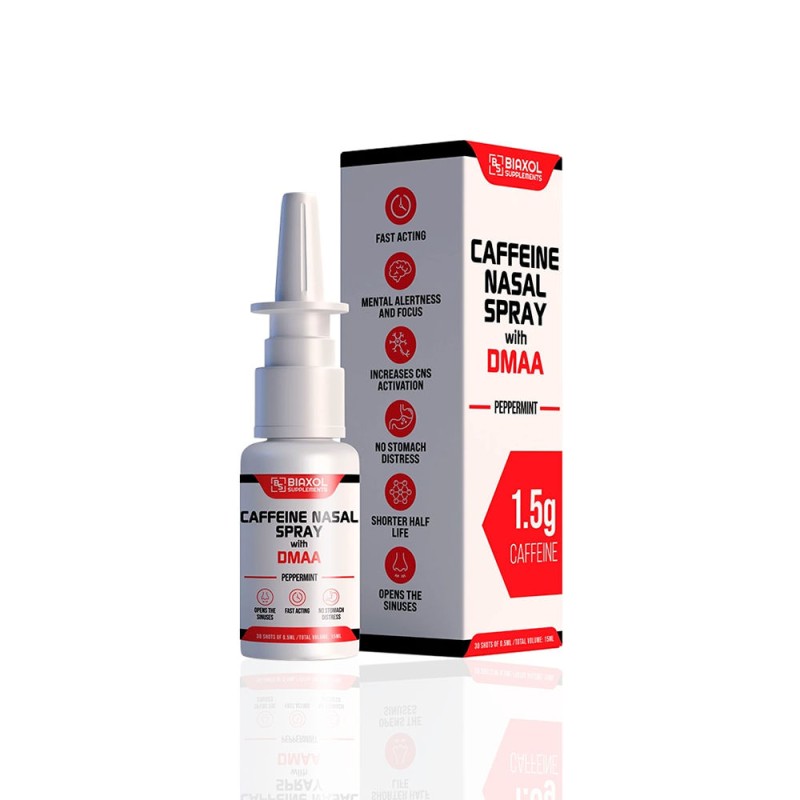 Caffeine mit DMAA Nasal Spray 15 ml Biaxol Supplements
