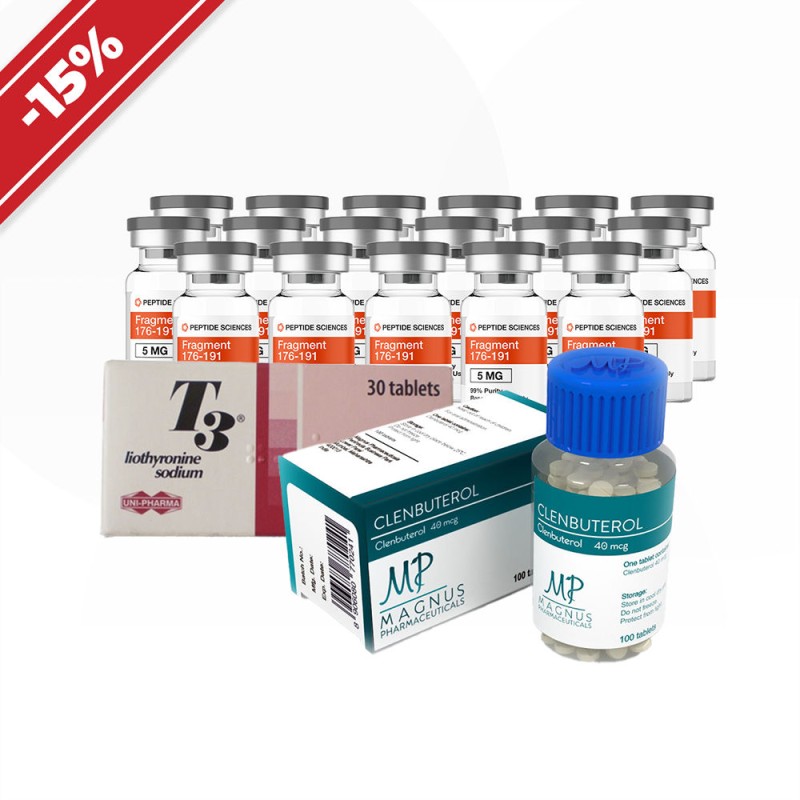 Drying course. Geptides + Cytomel + Clenbuterol