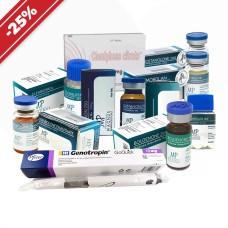 Long course for gaining muscle mass and relief on Growth Hormone for pros